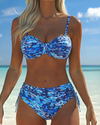 Audrey™ | Bikini Strap Abstract Pattern Printed