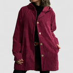 Michelle™ | Cozy Corduroy Hooded Jacket