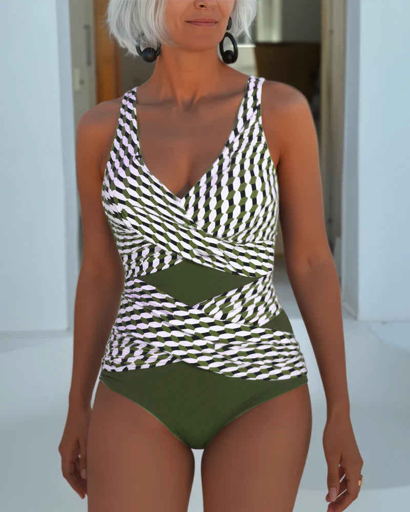 Ashley™ | Swimsuit with Cross Over Design for Resort Casual Wear