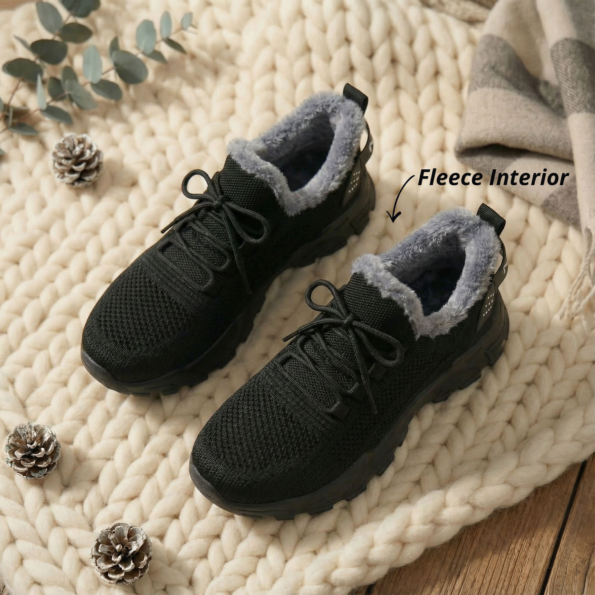 Margaret™ | Fleece Comfort Sneakers