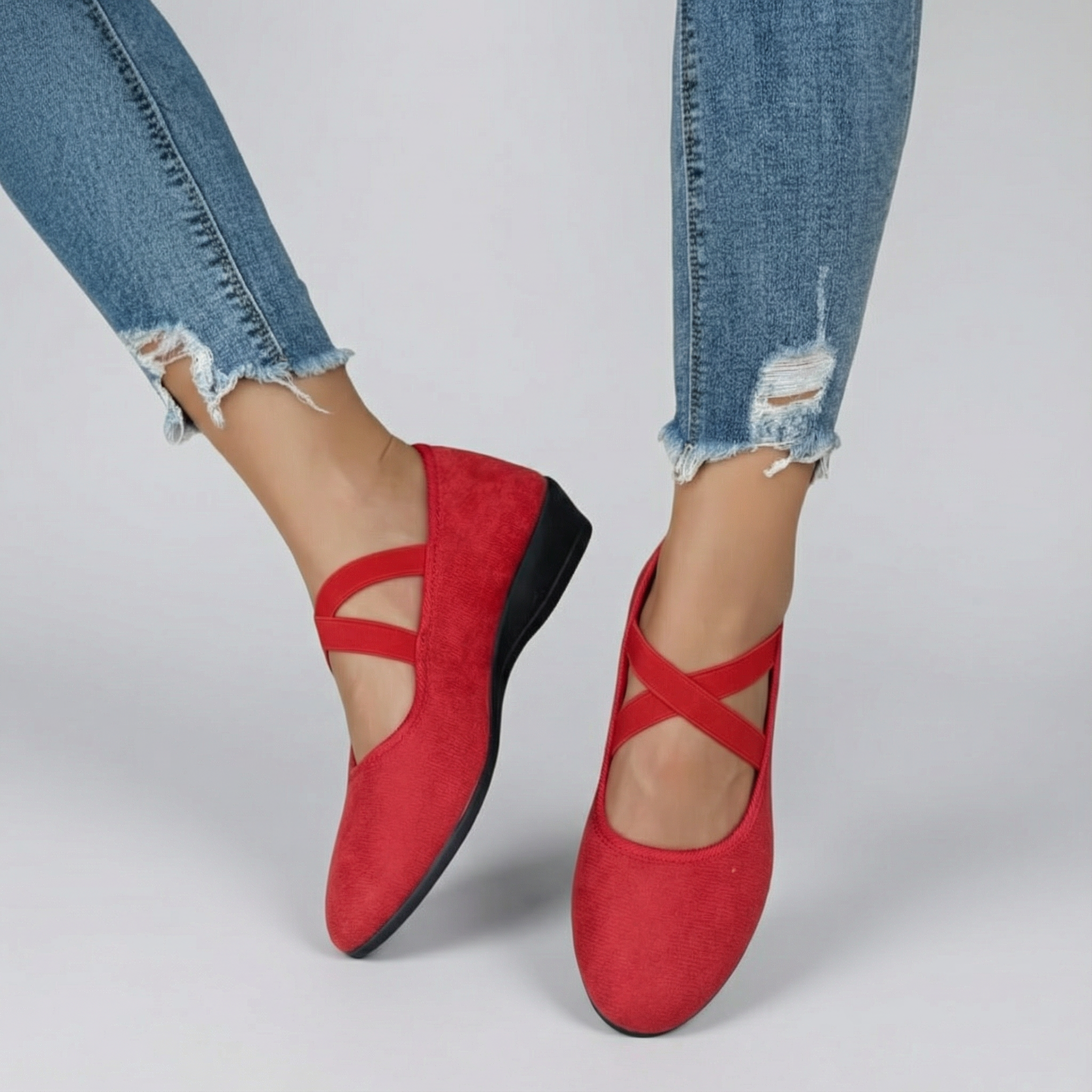 Monique™ | Comfy Closed Wedge Slip-On Shoes