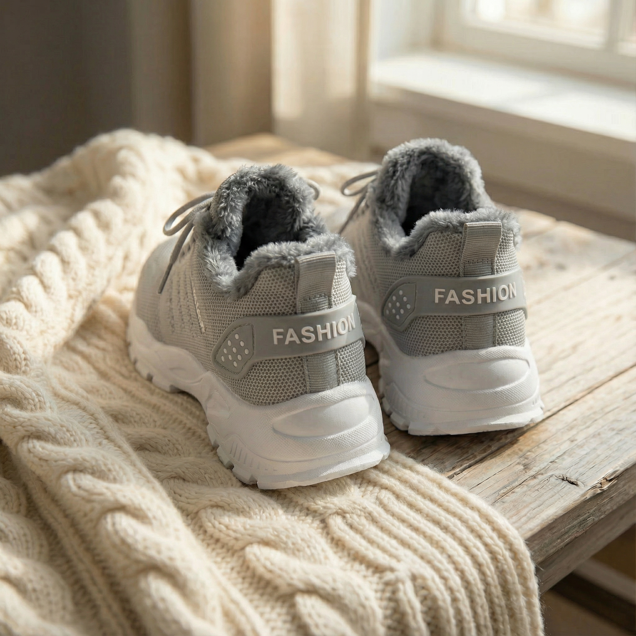 Margaret™ | Fleece Comfort Sneakers
