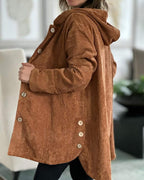 Michelle™ | Cozy Corduroy Hooded Jacket