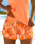 Barbara™ | Elegant Ocean Print Split Tankini