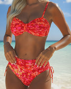 Audrey™ | Bikini Strap Abstract Pattern Printed