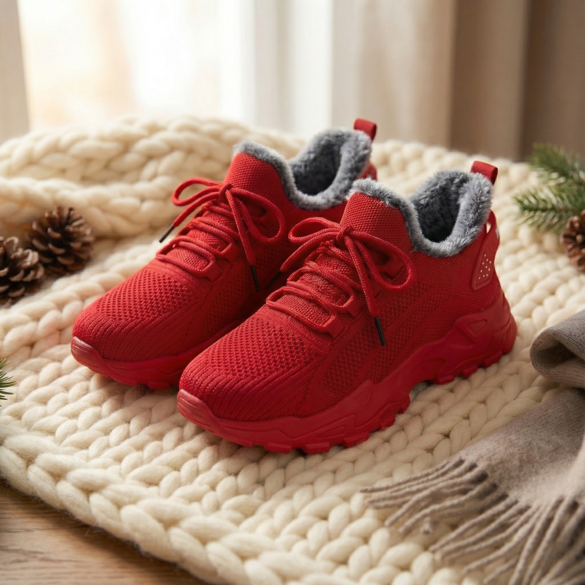 Margaret™ | Fleece Comfort Sneakers