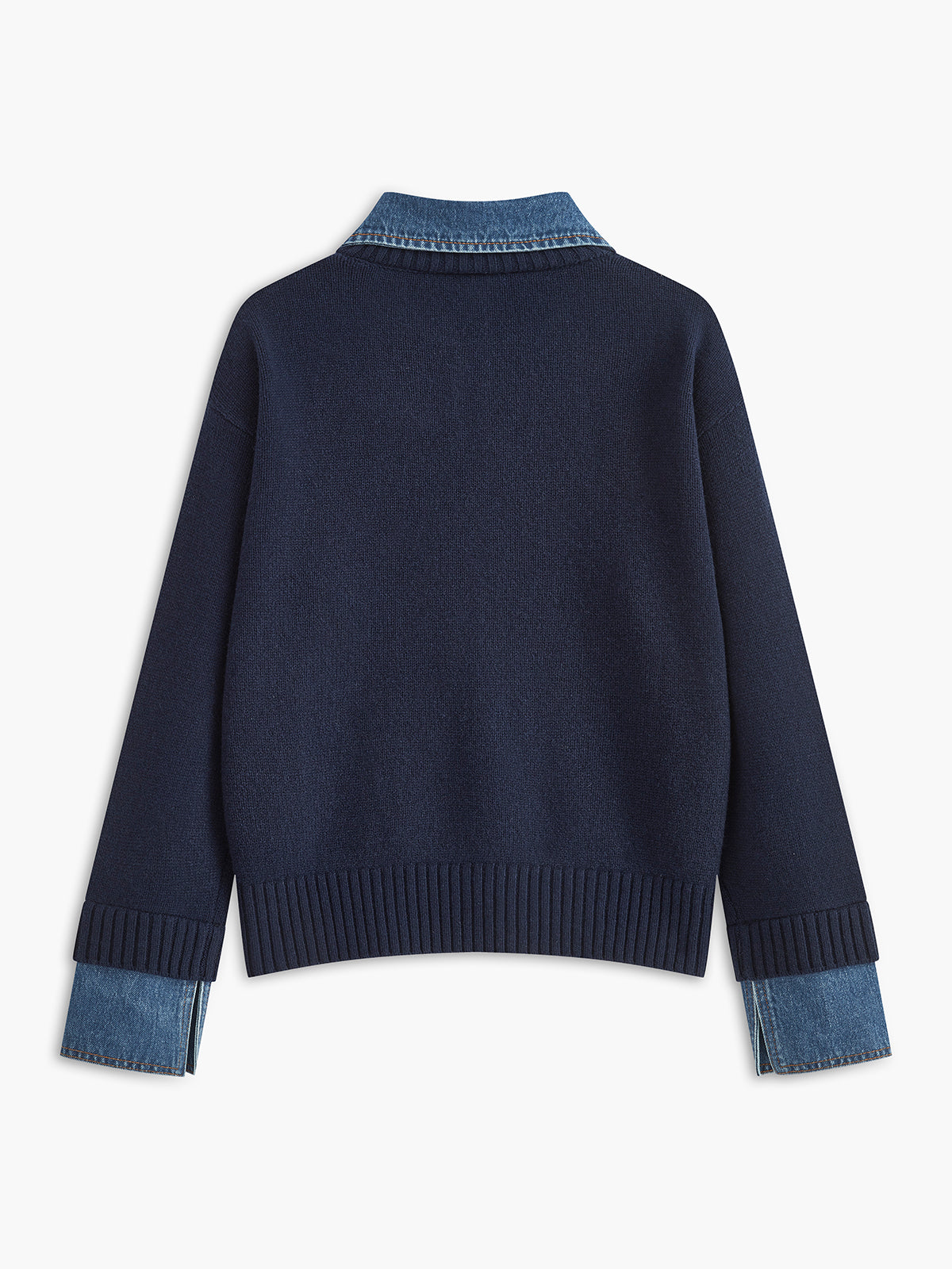 Caroline™ | Knit Sweater Denim