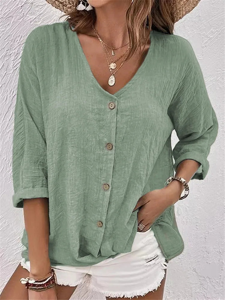 Alana - Linen Shirt