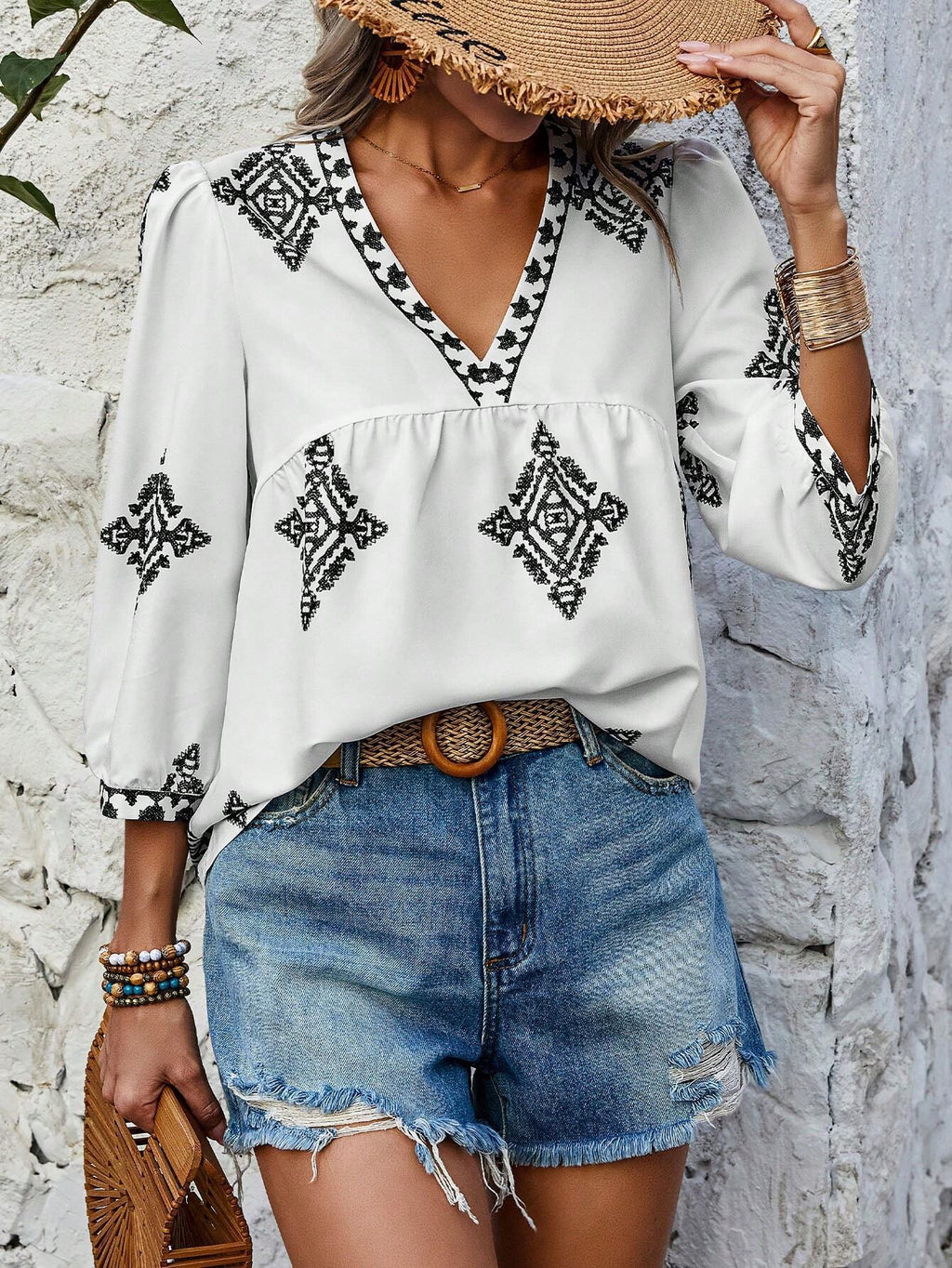 ALMA – BOHEMIAN COTTON BLOUSE